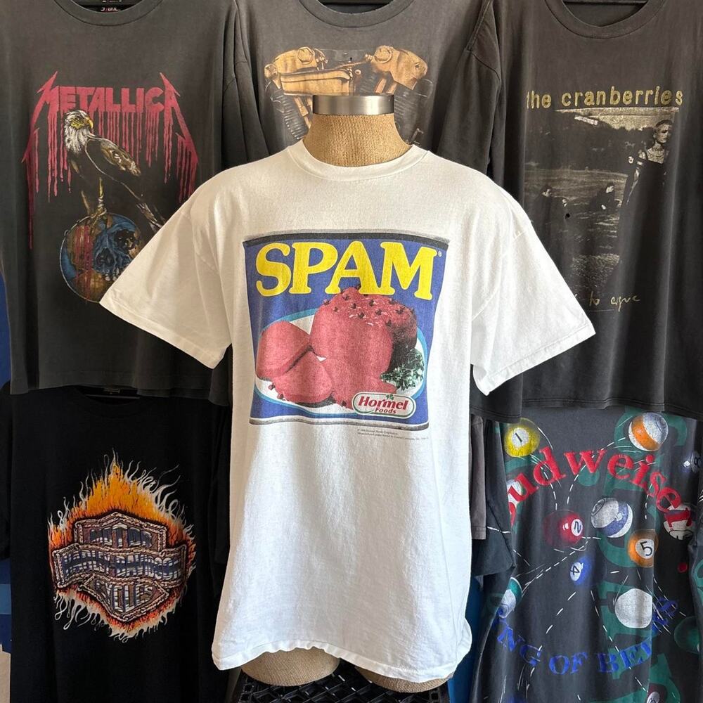 Vintage 1990s spam promo t shirt